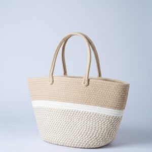 Natural Ivory Handmade Jute Tote Bag